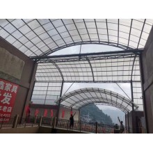 大跨度鋼架，網(wǎng)架采光頂棚用輕型防火阻燃陽光板耐力板聚碳酸酯板